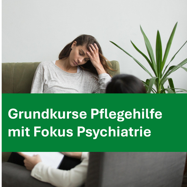 Formation de base d'aide-soignant avec spécialisation en psychiatrie (Kompetenzen AG) plus