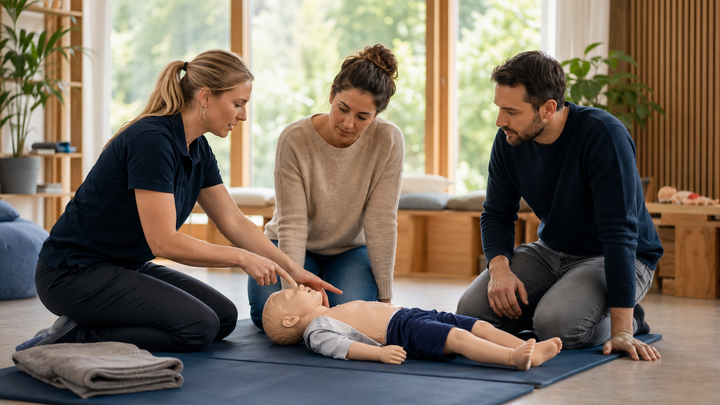 Firmenkurs Kinder und Jugend – Erwachsene üben in einer kindbezogenen Lernsituation